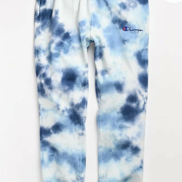 Champion Other - Champion Big Sky Tie-Dye Blue Sweatpants NWT FAST SHIPPING!